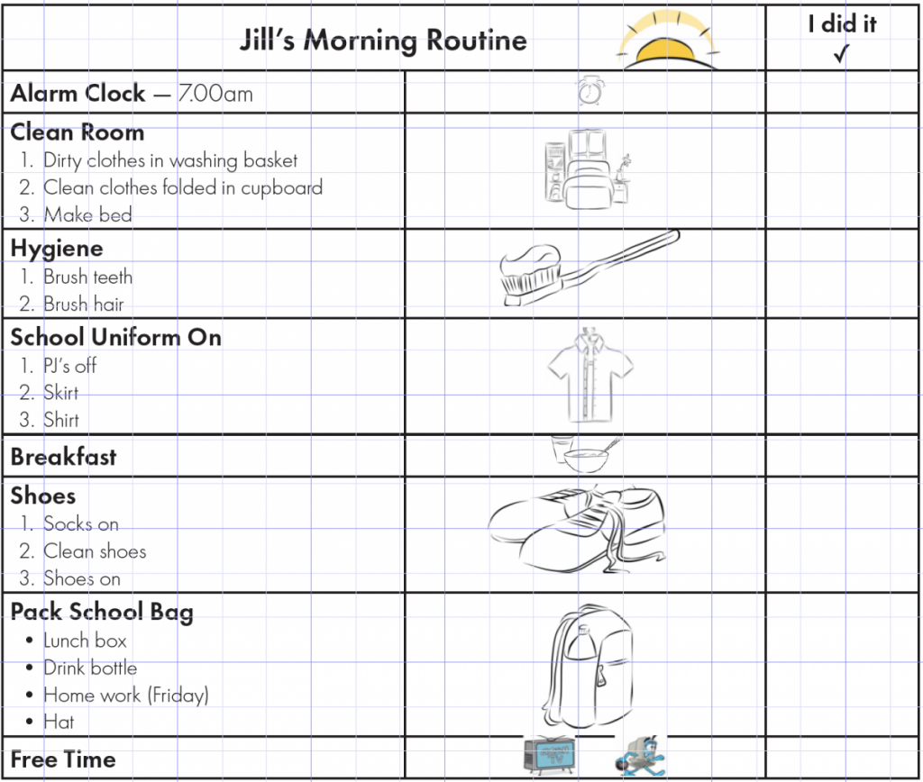 visual schedule