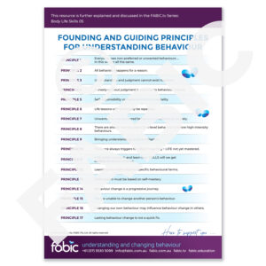 FABIC POSTER 07 Founding and guiding princples for understanding behaviour