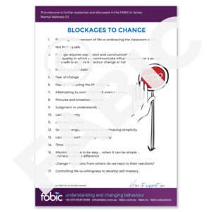 FABIC POSTER 09 Blockages to change