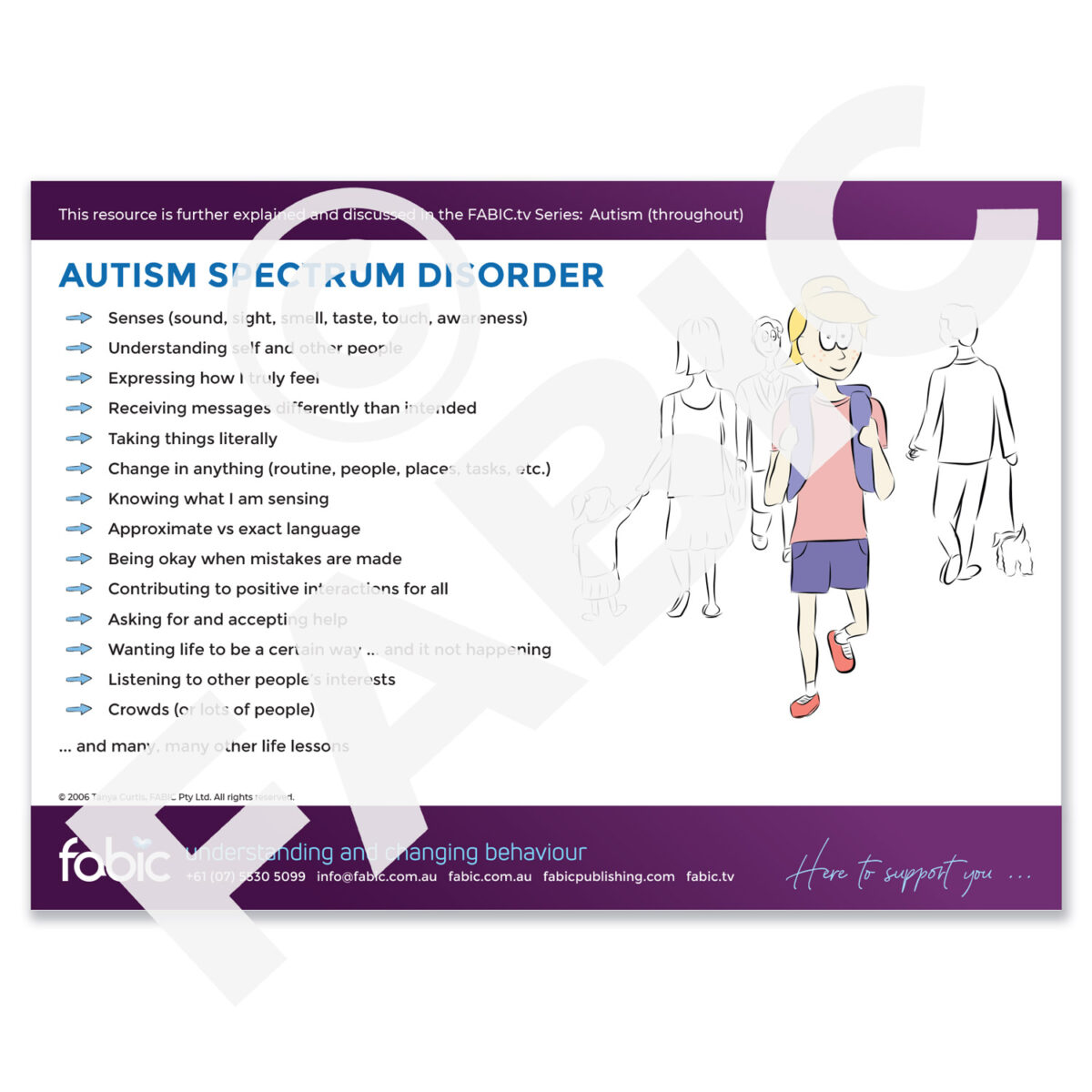 FABIC POSTER 28 Autism Spectrum Disorder