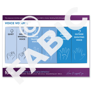 FABIC POSTER 40 Voice volume