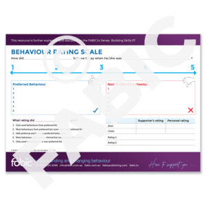 FABIC POSTER 42 Behaviour scale TEMPLATE