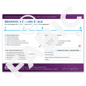 FABIC POSTER 44 Behaviour scale ANDREW