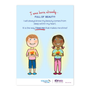 SUN116 I was born already full of beauty POSTER
