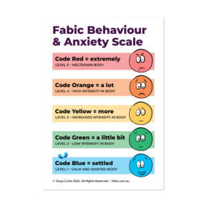 22 FABIC COMMUNICATION CARDS BEHAVIOUR SCALE 1