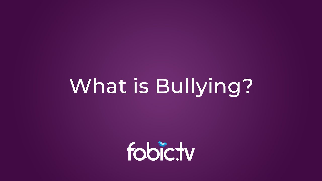 What is bullying?