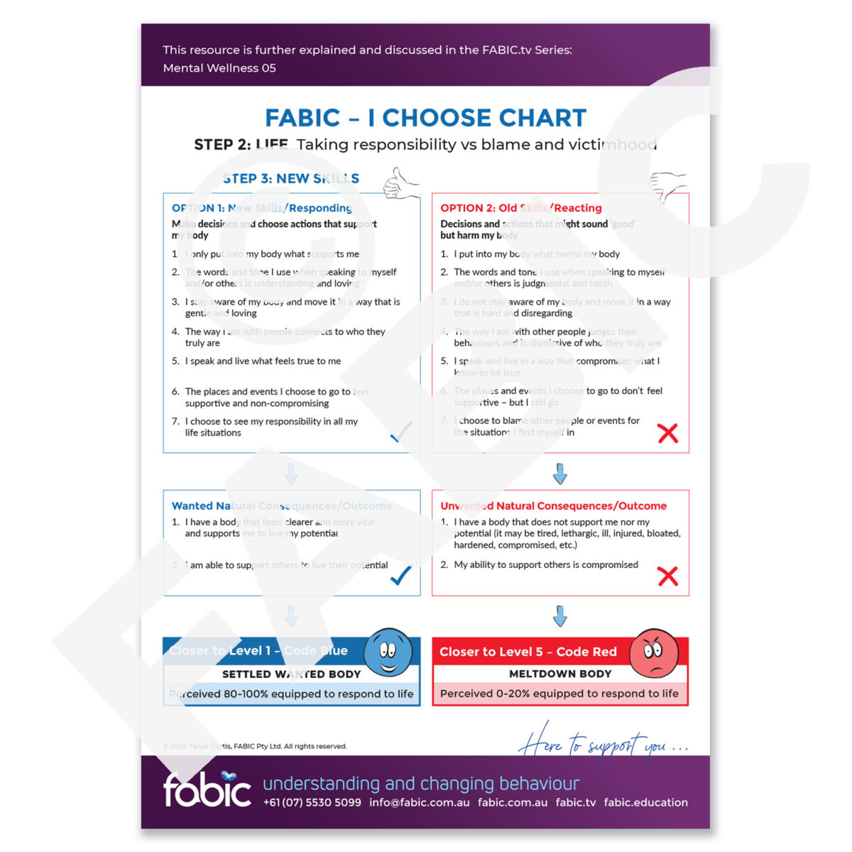 FABIC I CHOOSE CHART 03 Taking Responsibility vs blame and victomhood