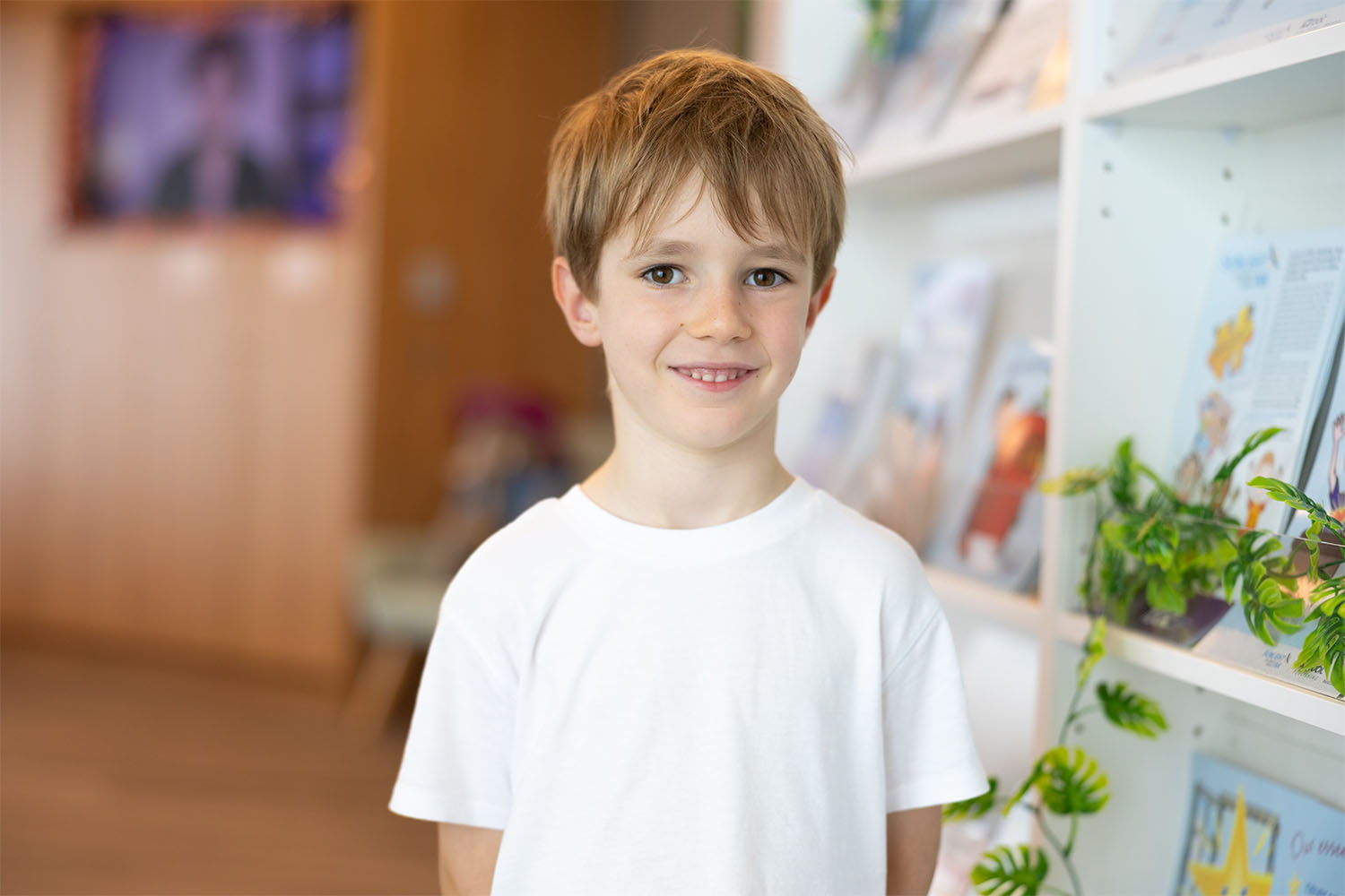 Young Boy Smiling FABIC