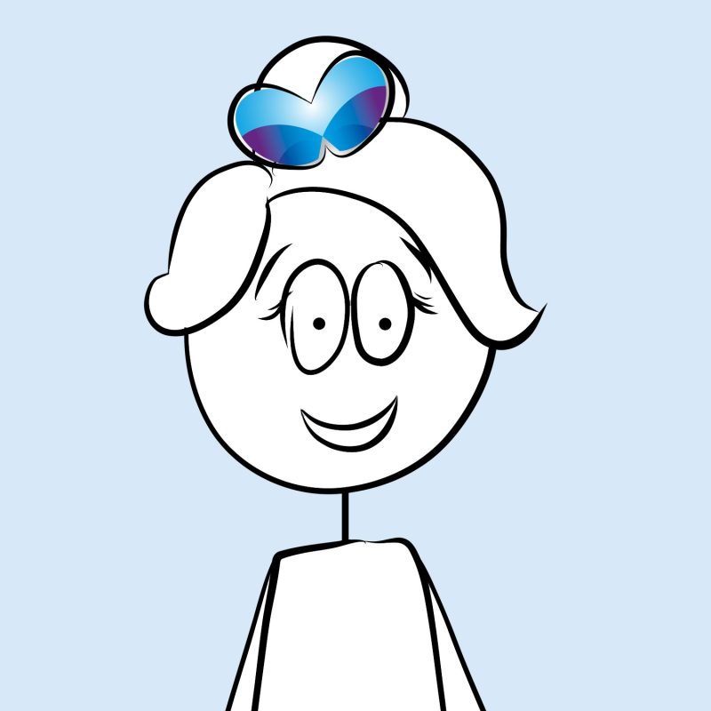 FABIC Dudette Character Light Blue